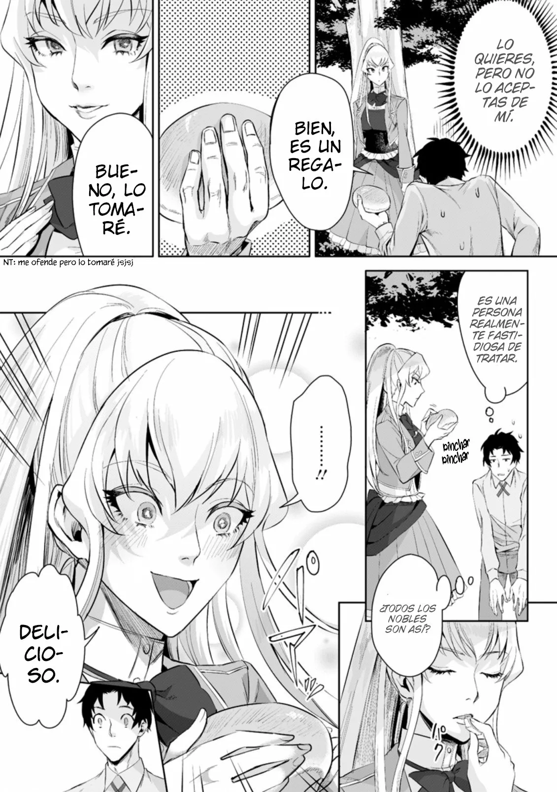 It seems that I was reincarnated into the world of a school otome game, but I was a background male student with cheats. Capítulo 2.1 - Page 6