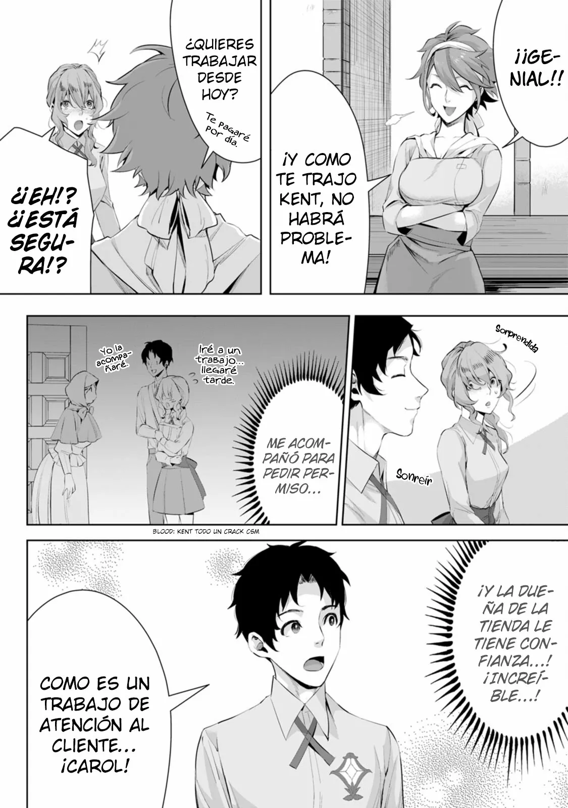 It seems that I was reincarnated into the world of a school otome game, but I was a background male student with cheats. Capítulo 4 - Page 7