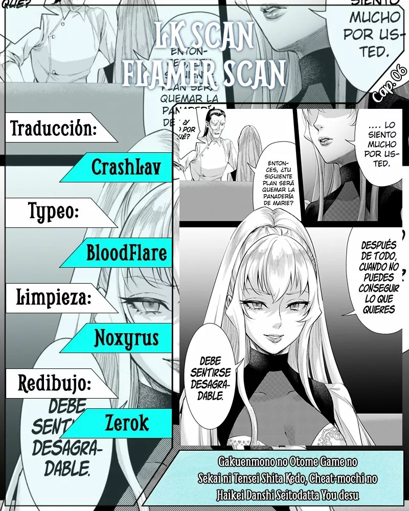 It seems that I was reincarnated into the world of a school otome game, but I was a background male student with cheats. Capítulo 6 - Page 1