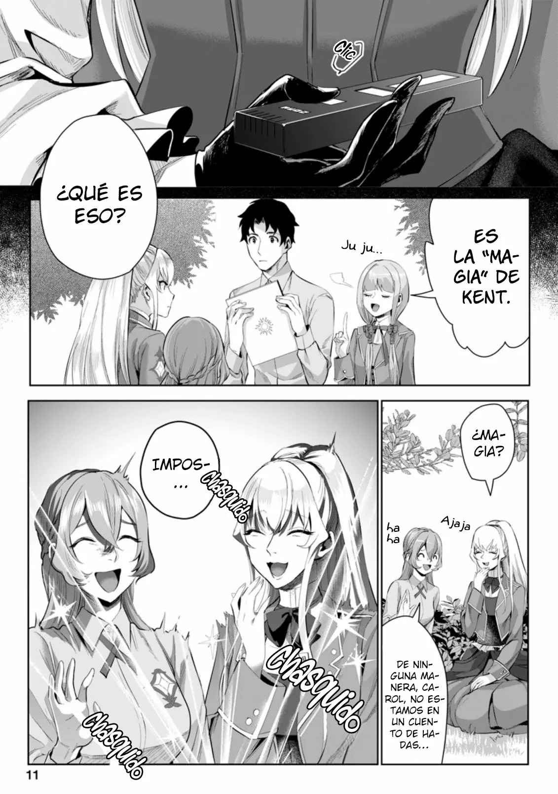 It seems that I was reincarnated into the world of a school otome game, but I was a background male student with cheats. Capítulo 6 - Page 10