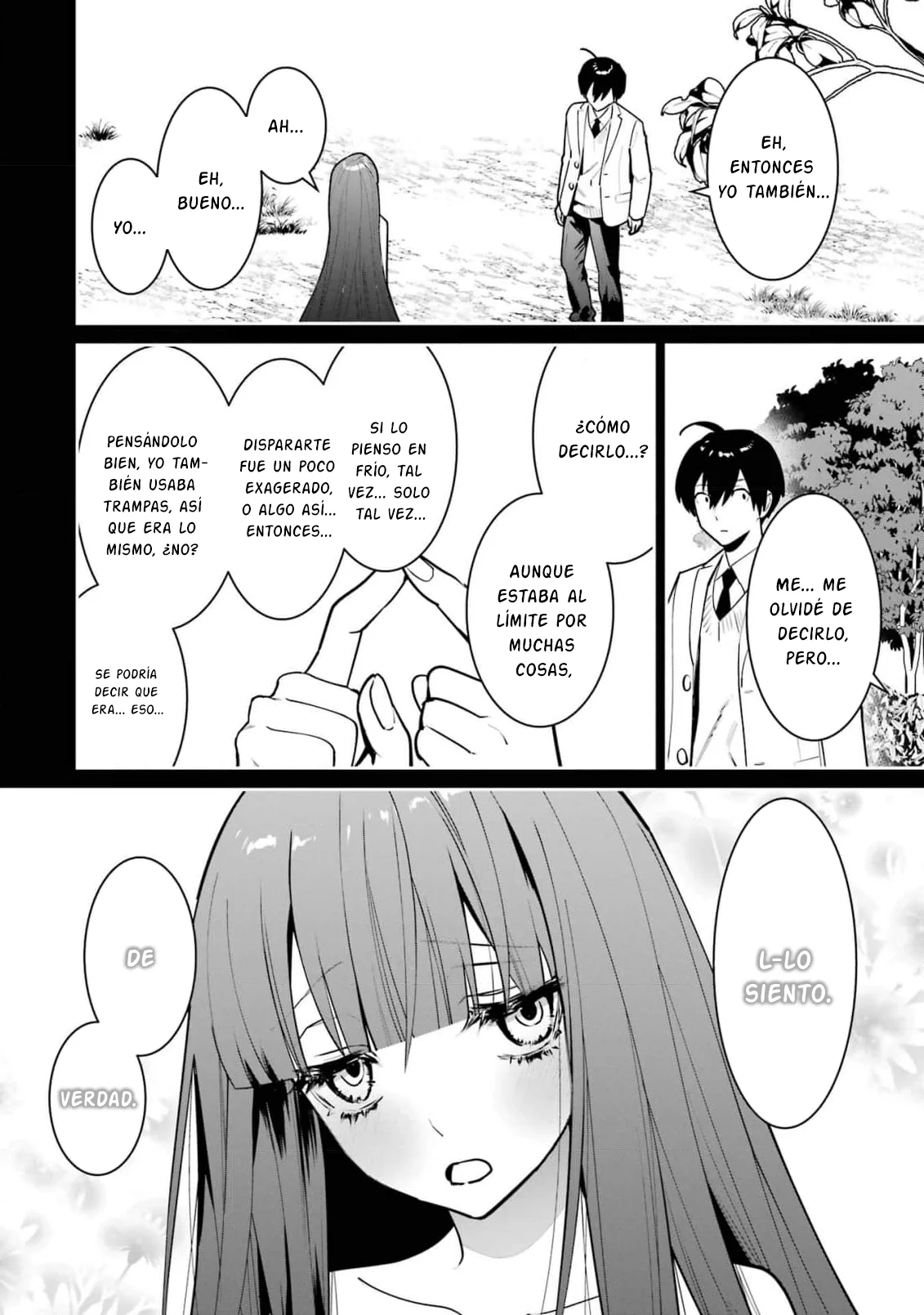 6nin no shinanai shoujo to kanarazu shinu unmei no hito Capítulo 15 - Page 42