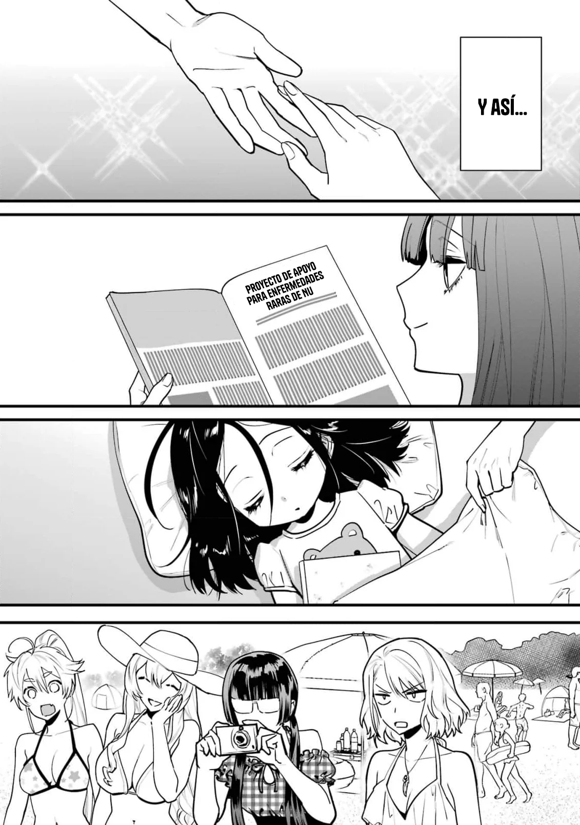 6nin no shinanai shoujo to kanarazu shinu unmei no hito Capítulo 15 - Page 55