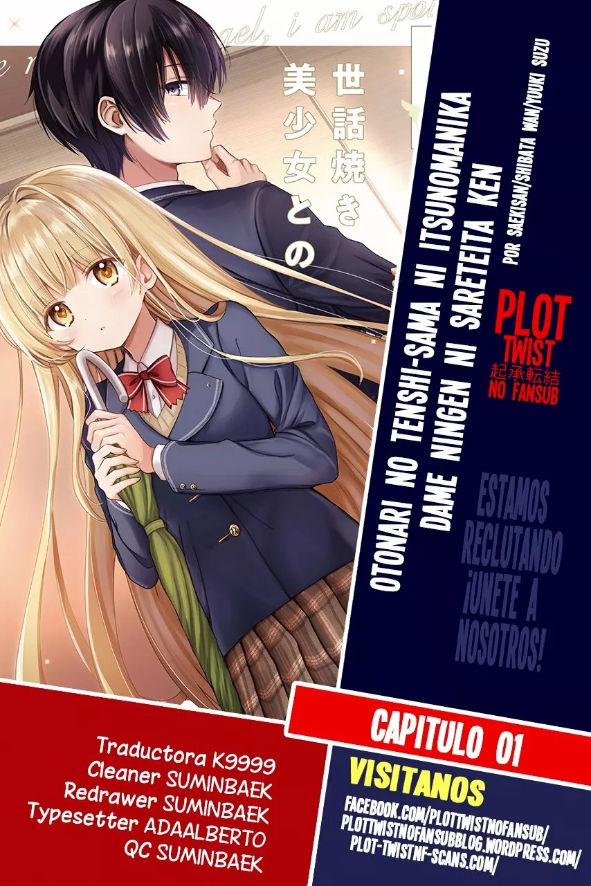 Otonari no Tenshi-sama ni Itsunomanika Dame Ningen ni Sareteita Ken Capítulo 1 - Page 2