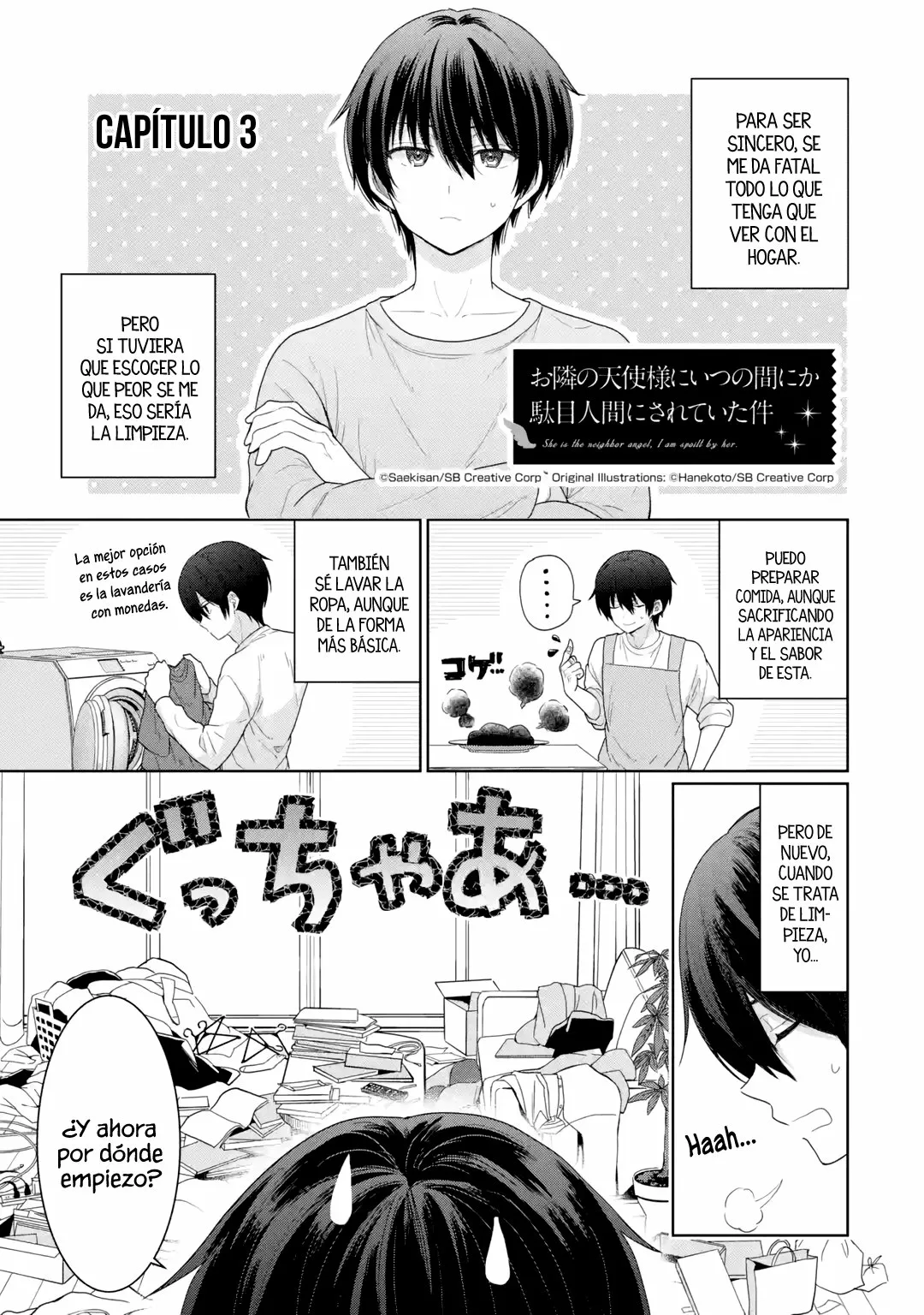 Otonari no Tenshi-sama ni Itsunomanika Dame Ningen ni Sareteita Ken Capítulo 3 - Page 2