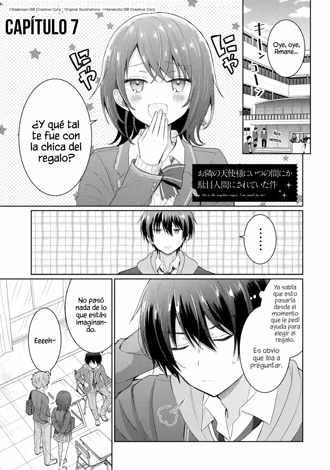 Otonari no Tenshi-sama ni Itsunomanika Dame Ningen ni Sareteita Ken Capítulo 7 - Page 2