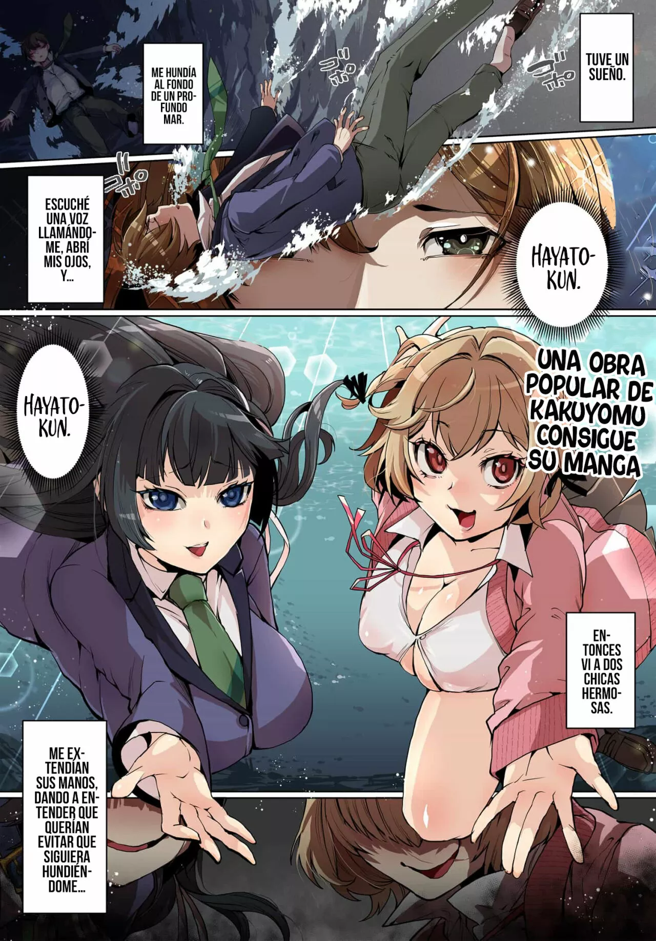 Otokogirai na Bijin Shimai wo Namae mo Tsugezu ni Tasuketara Ittai Dou Naru? Capítulo 1 - Page 3