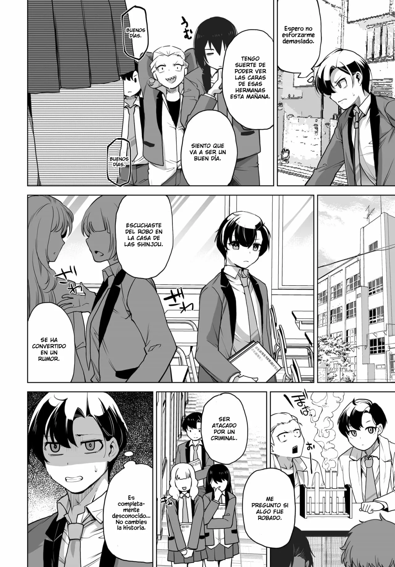 Otokogirai na Bijin Shimai wo Namae mo Tsugezu ni Tasuketara Ittai Dou Naru? Capítulo 3 - Page 6