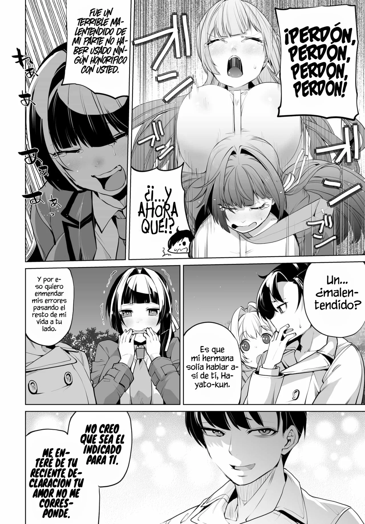 Otokogirai na Bijin Shimai wo Namae mo Tsugezu ni Tasuketara Ittai Dou Naru? Capítulo 7 - Page 6