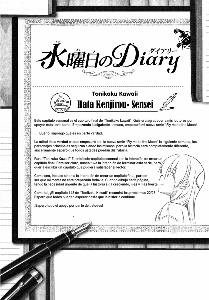 Tonikaku Kawaii Capítulo 147 - Page 38