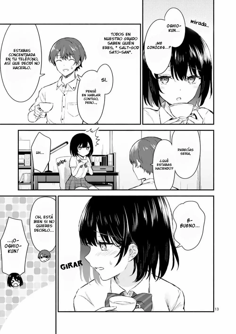 Shiotaiou no Sato-san ga Ore ni dake Amai Capítulo 1 - Page 13