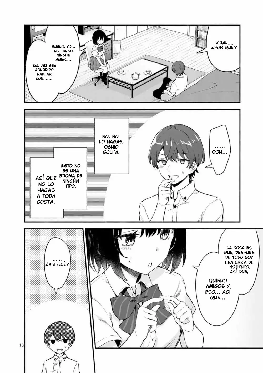 Shiotaiou no Sato-san ga Ore ni dake Amai Capítulo 1 - Page 16