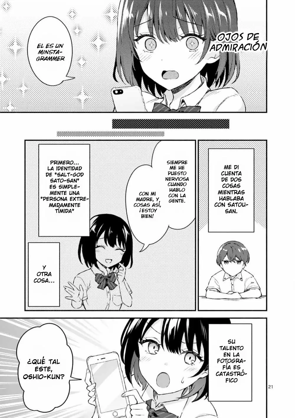 Shiotaiou no Sato-san ga Ore ni dake Amai Capítulo 1 - Page 21