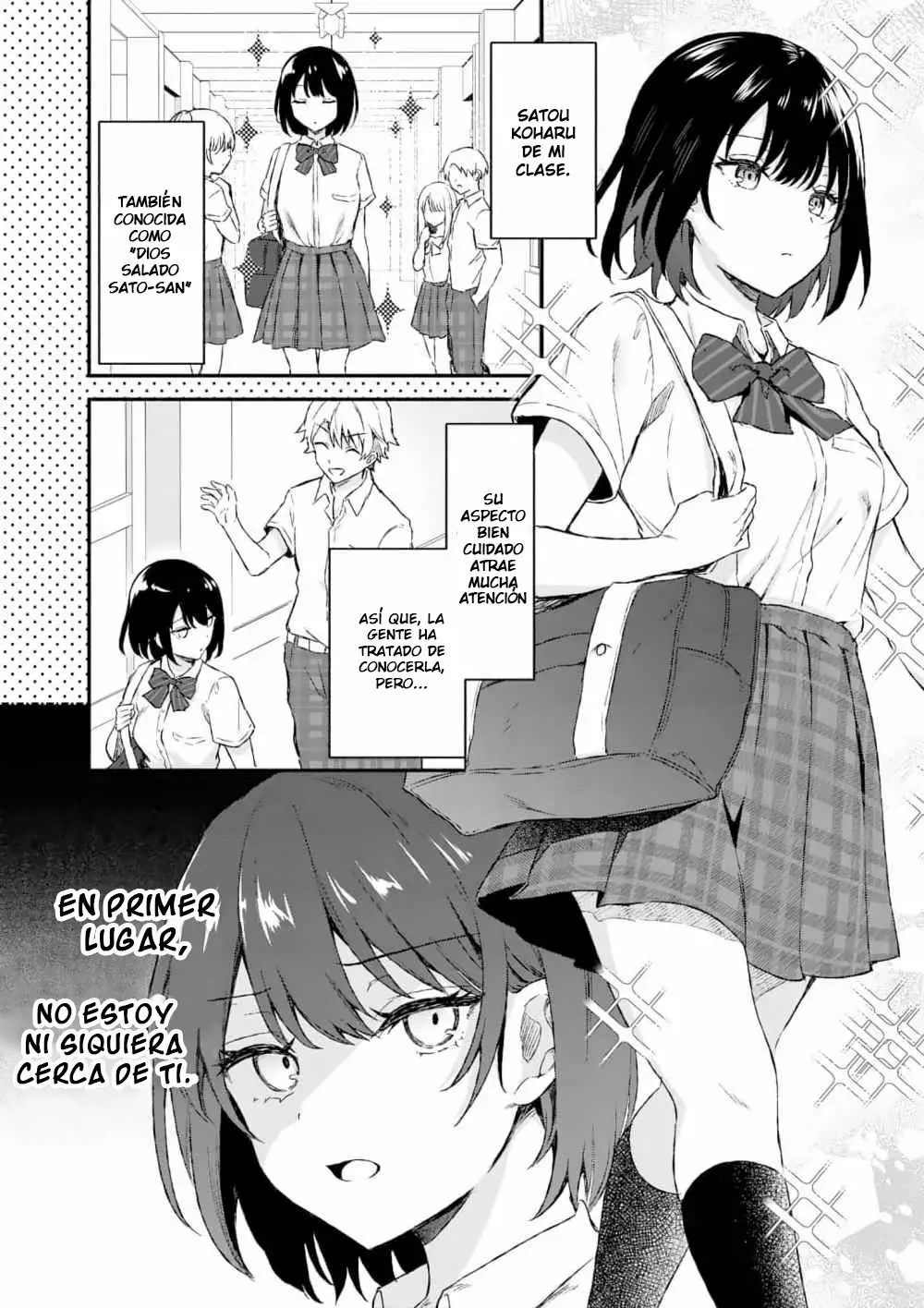 Shiotaiou no Sato-san ga Ore ni dake Amai Capítulo 1 - Page 3