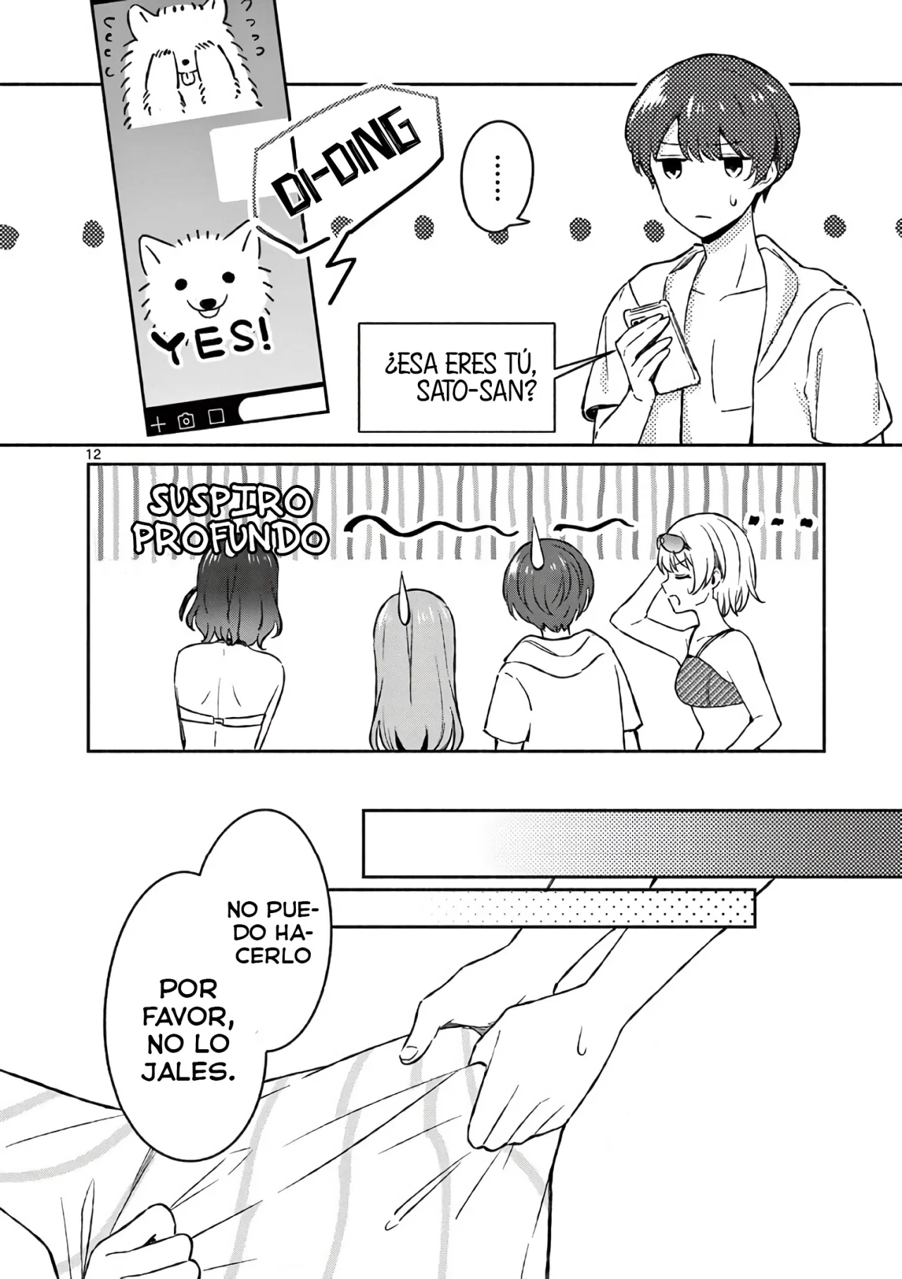 Shiotaiou no Sato-san ga Ore ni dake Amai Capítulo 28 - Page 14