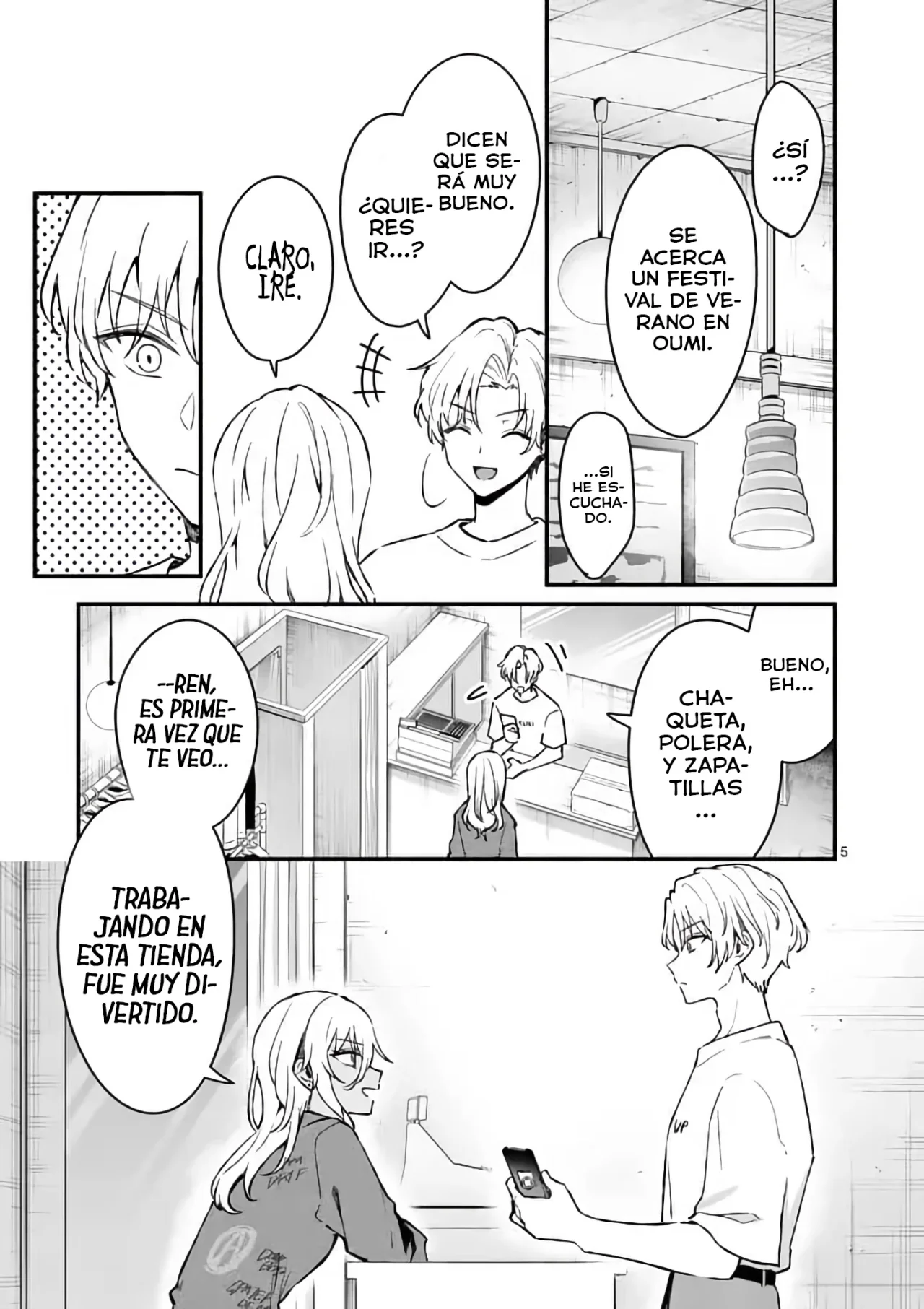 Shiotaiou no Sato-san ga Ore ni dake Amai Capítulo 35 - Page 7