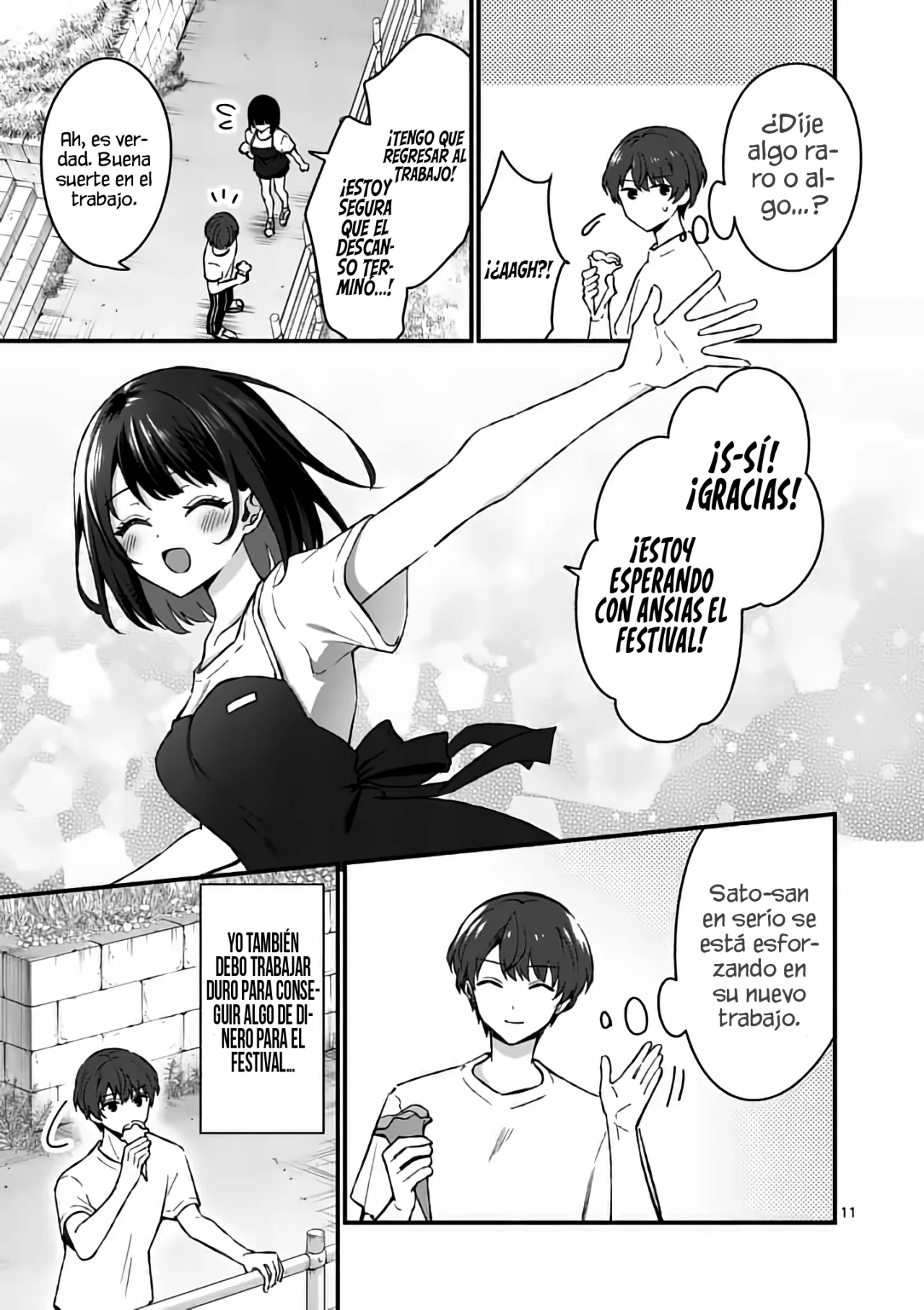 Shiotaiou no Sato-san ga Ore ni dake Amai Capítulo 38 - Page 13