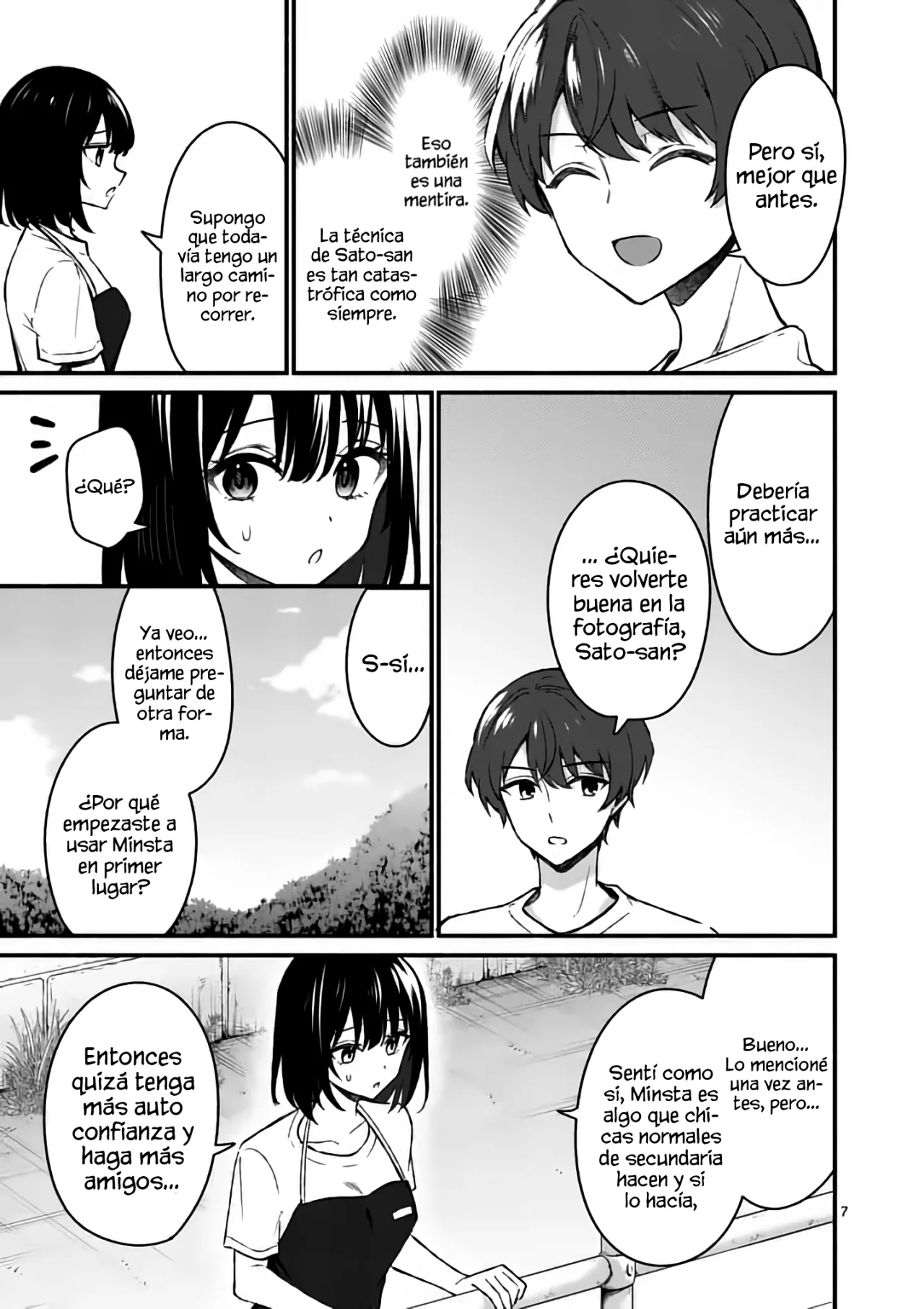 Shiotaiou no Sato-san ga Ore ni dake Amai Capítulo 38 - Page 9