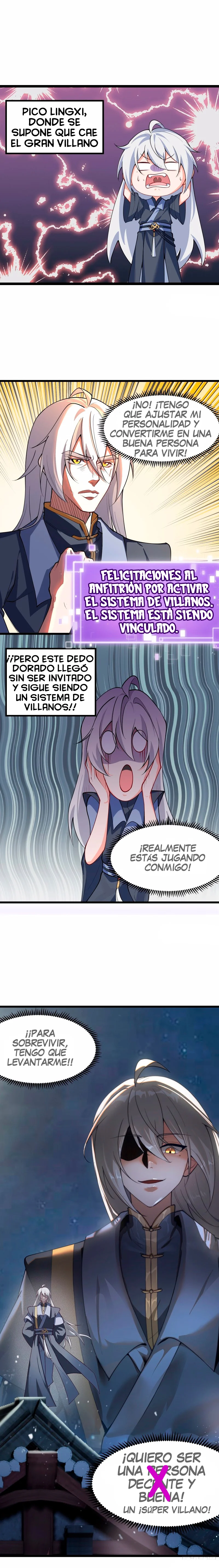 Como persona justa, el sistema me obligó a convertirme en un villano Capítulo 0 - Page 5