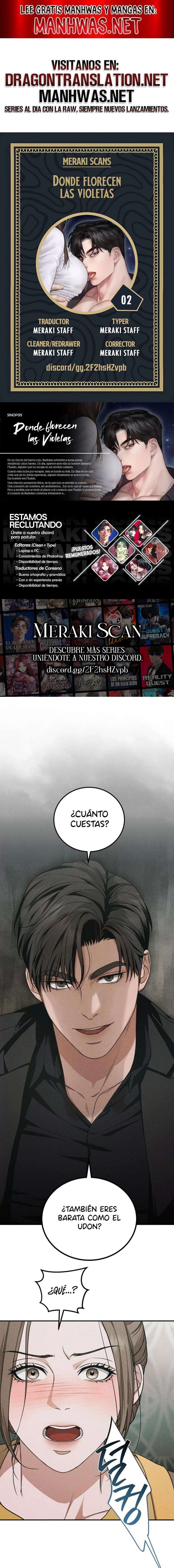 Romance de violetas Capítulo 2 - Page 1