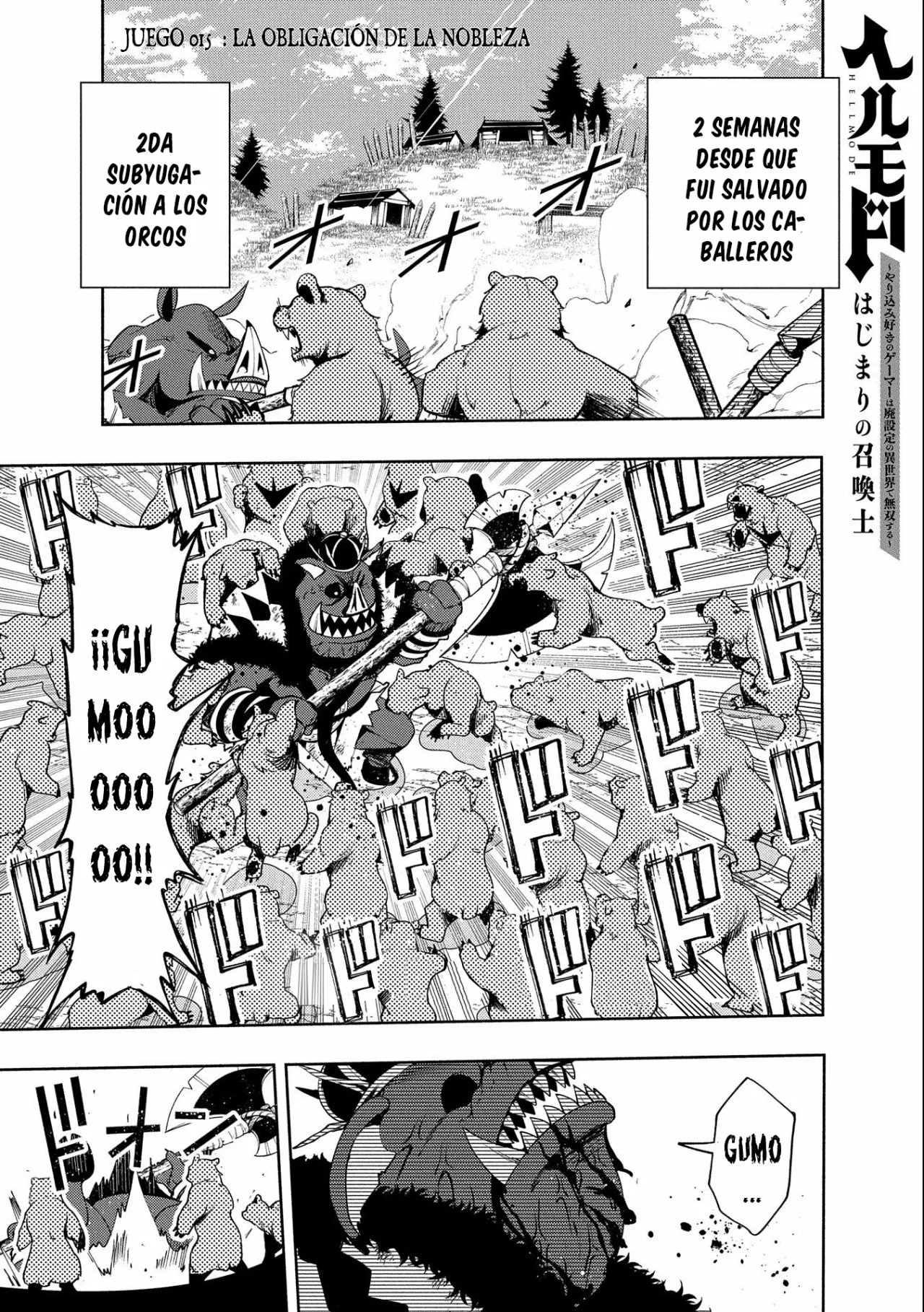 Hell Mode: Yarikomi Suki no Gamer wa Hai-settei no Isekai de Musou suru – Hajimari no Shoukanshi Capítulo 15 - Page 3