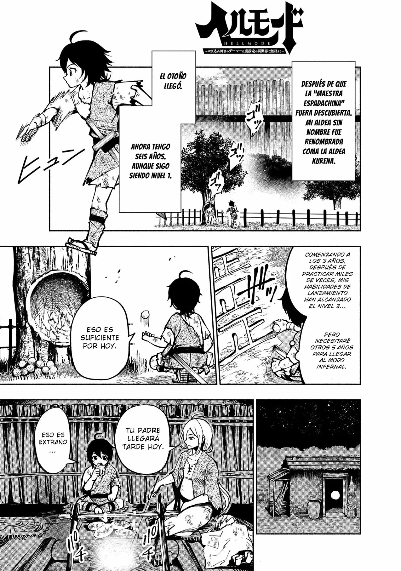Hell Mode: Yarikomi Suki no Gamer wa Hai-settei no Isekai de Musou suru – Hajimari no Shoukanshi Capítulo 2 - Page 2