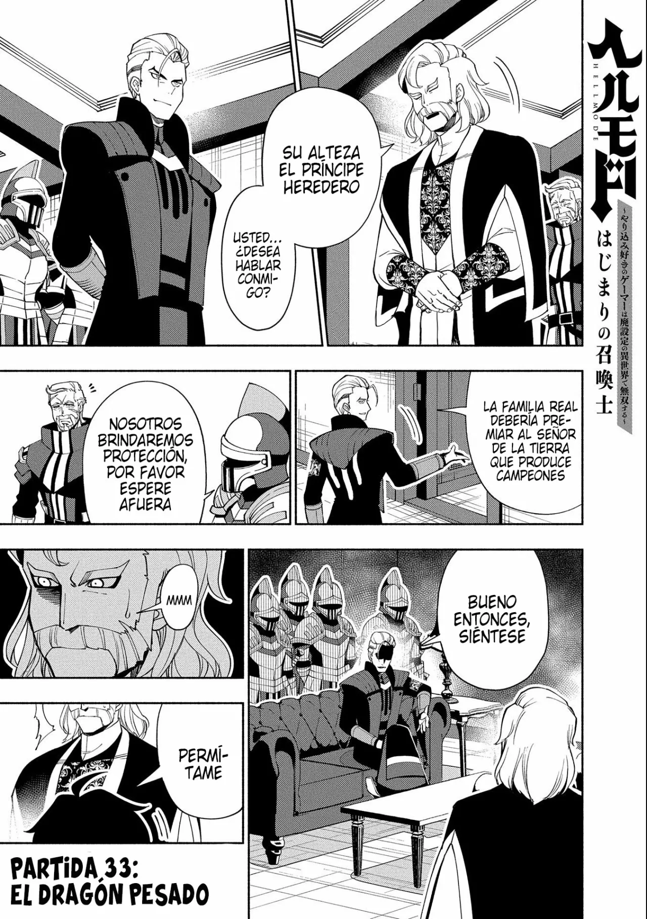 Hell Mode: Yarikomi Suki no Gamer wa Hai-settei no Isekai de Musou suru – Hajimari no Shoukanshi Capítulo 33 - Page 3