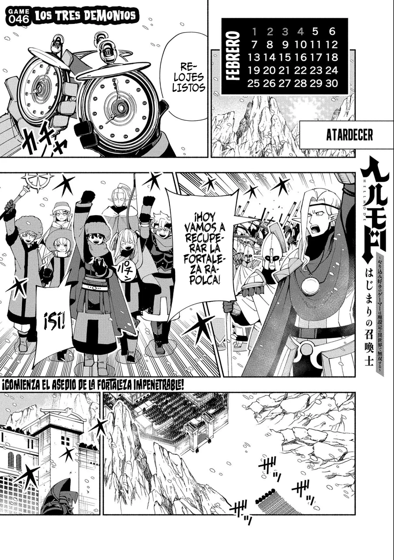 Hell Mode: Yarikomi Suki no Gamer wa Hai-settei no Isekai de Musou suru – Hajimari no Shoukanshi Capítulo 46 - Page 4