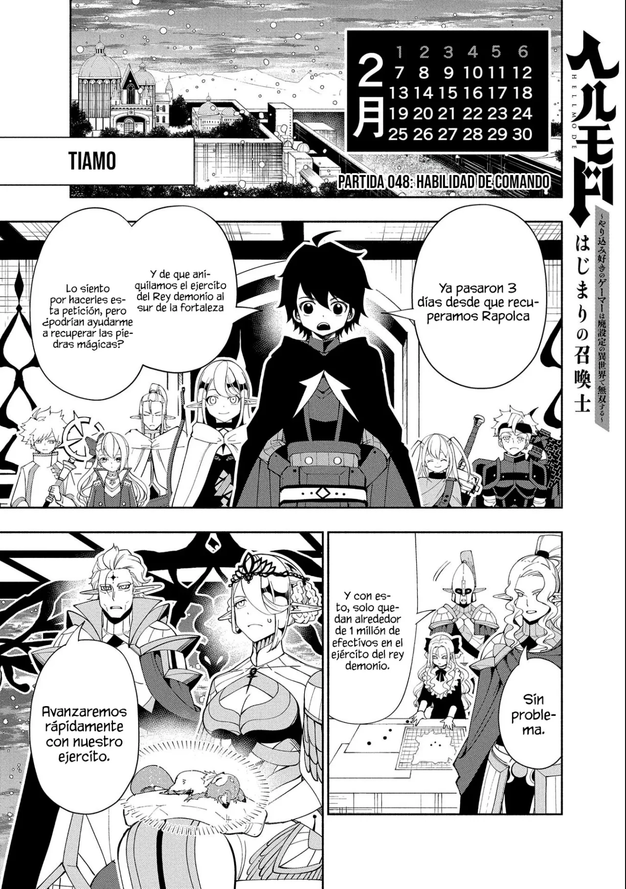 Hell Mode: Yarikomi Suki no Gamer wa Hai-settei no Isekai de Musou suru – Hajimari no Shoukanshi Capítulo 48 - Page 4