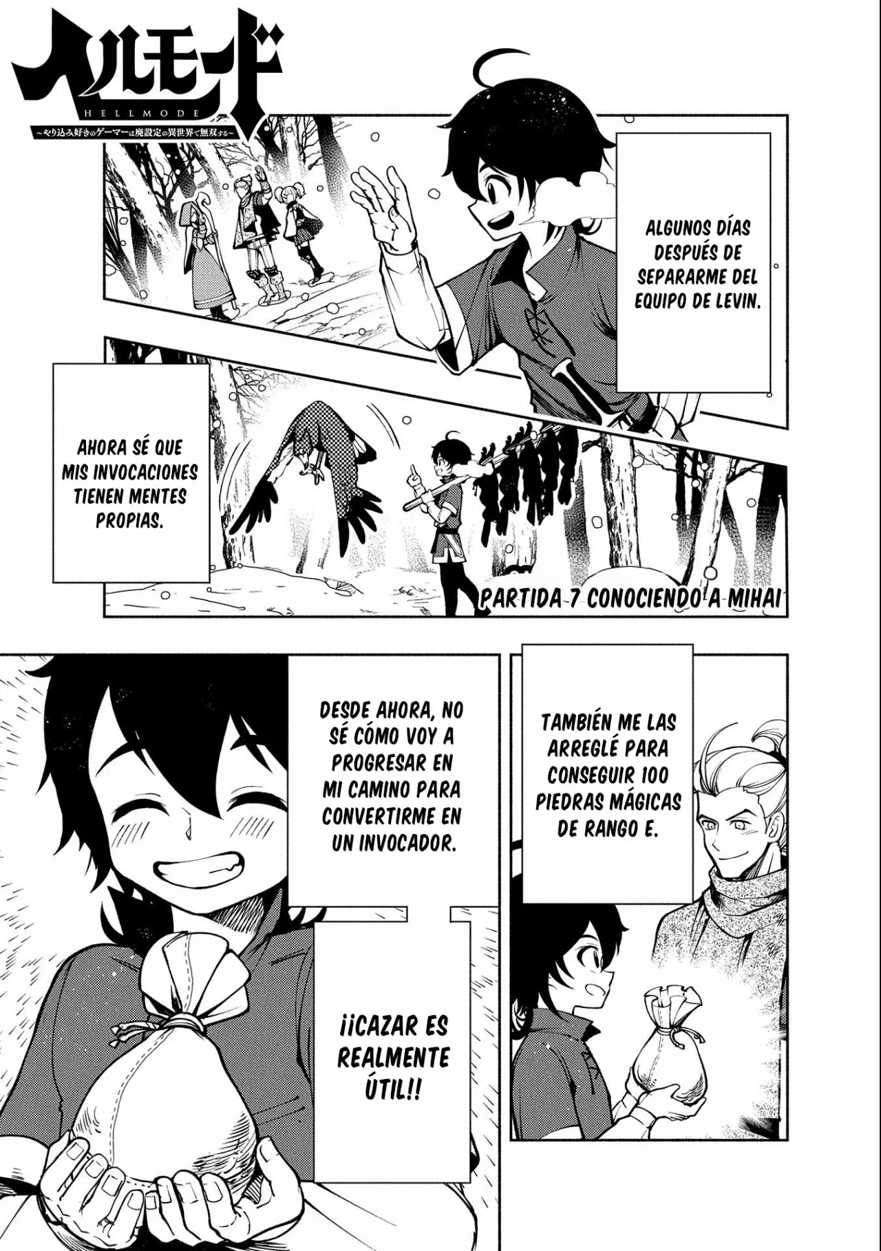 Hell Mode: Yarikomi Suki no Gamer wa Hai-settei no Isekai de Musou suru – Hajimari no Shoukanshi Capítulo 7 - Page 2
