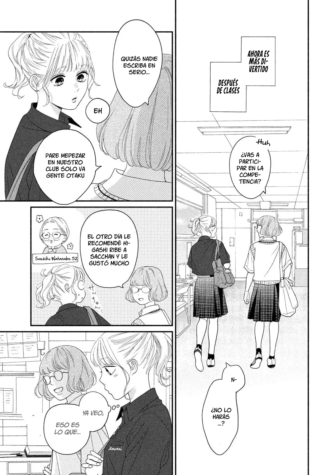 Kimi no Yokogao wo Miteita Capítulo 15 - Page 7