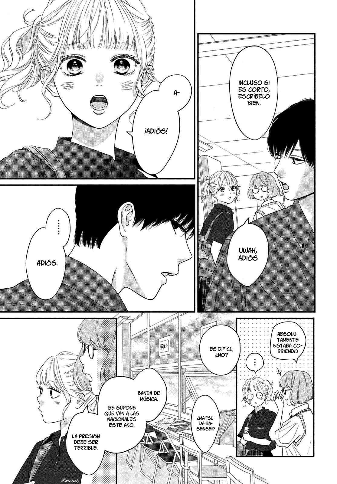 Kimi no Yokogao wo Miteita Capítulo 15 - Page 9