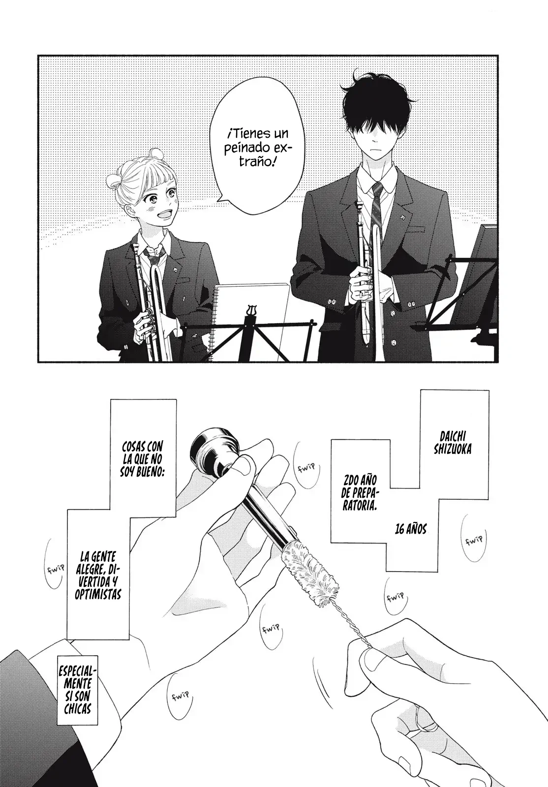 Kimi no Yokogao wo Miteita Capítulo 17.5 - Page 8