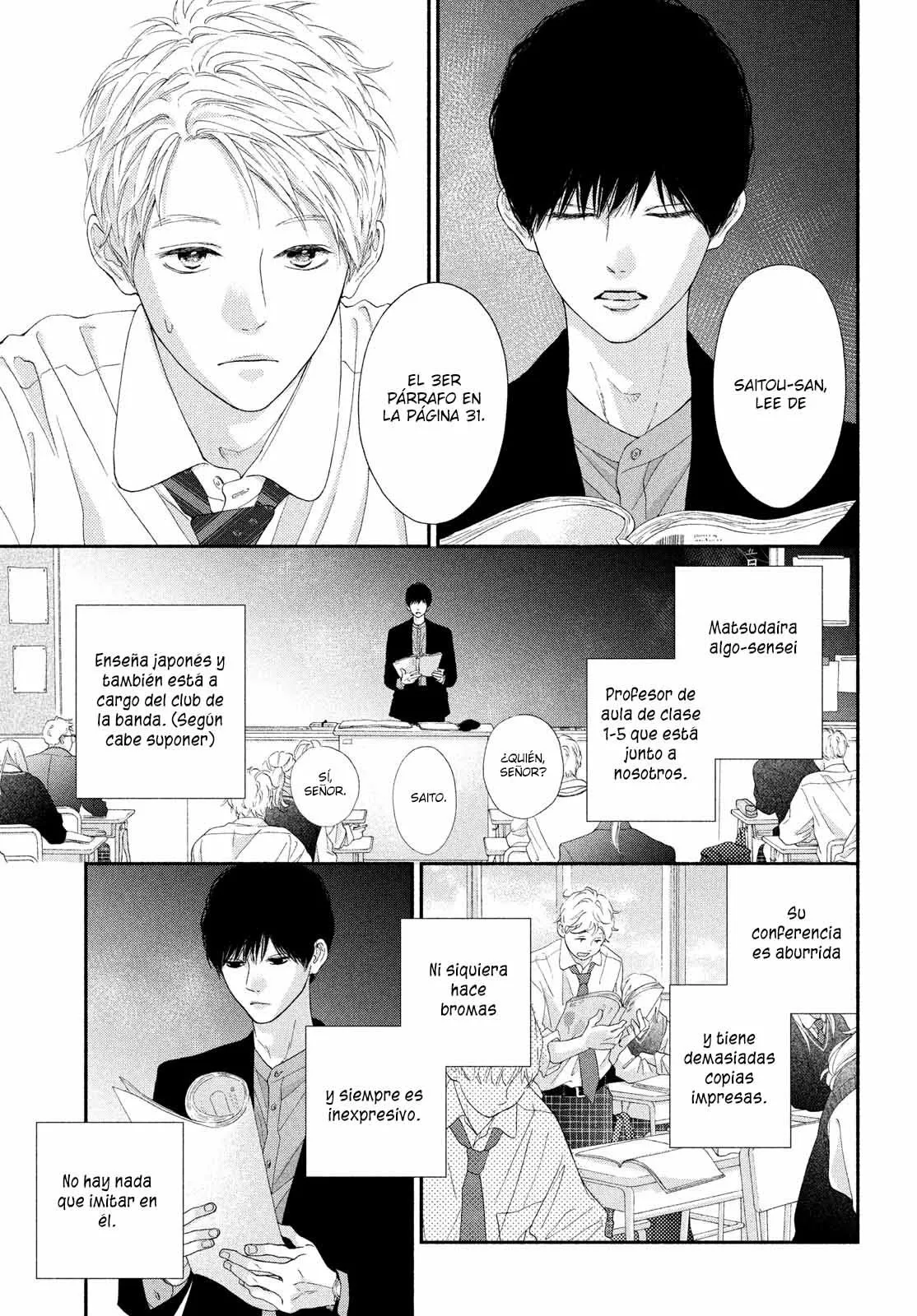 Kimi no Yokogao wo Miteita Capítulo 5 - Page 8