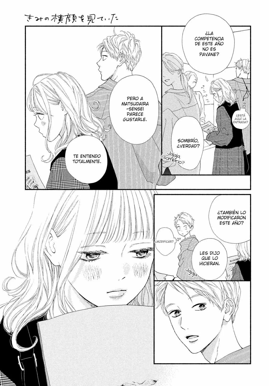 Kimi no Yokogao wo Miteita Capítulo 6 - Page 7