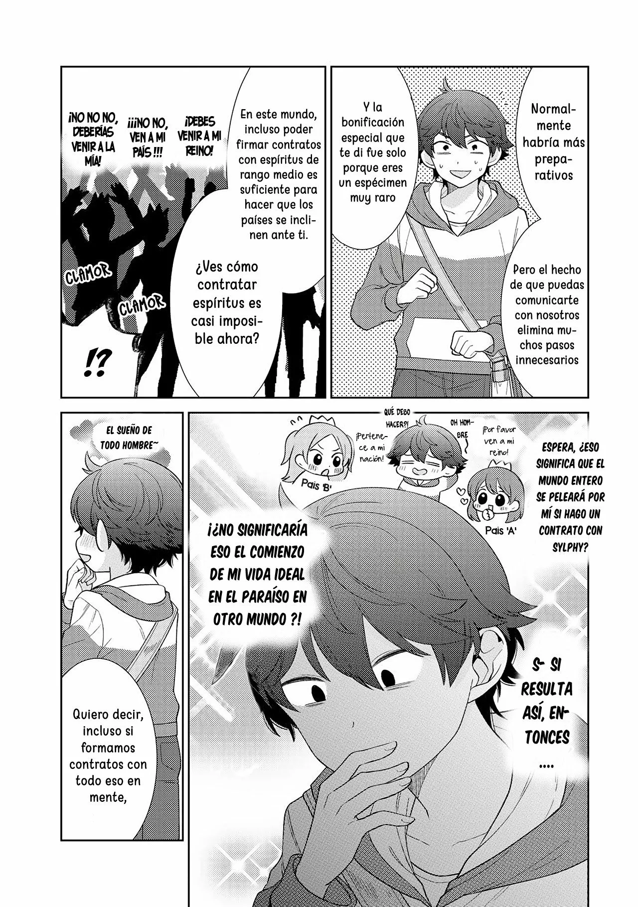 Seirei-tachi no Rakuen to Risou no Isekai Seikatsu Capítulo 18 - Page 6