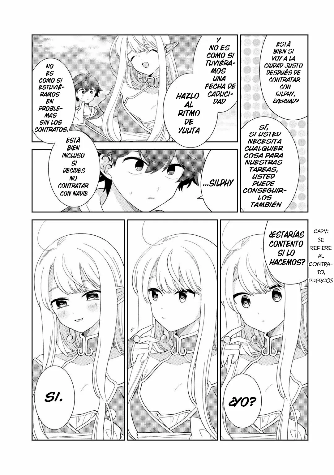 Seirei-tachi no Rakuen to Risou no Isekai Seikatsu Capítulo 24 - Page 9