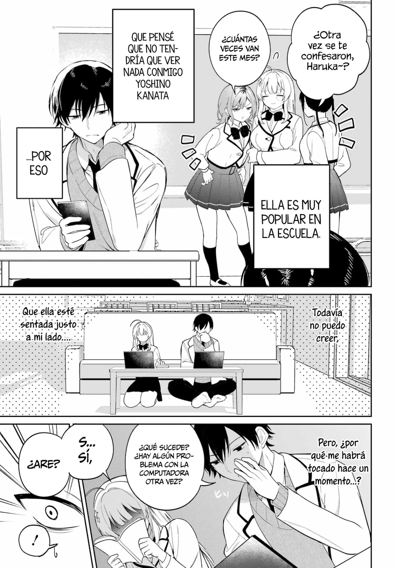 Remote Jugyou ni Nattara Class 1 no Bishoujo to Doukyo Suru Koto ni Natta Capítulo 1 - Page 6