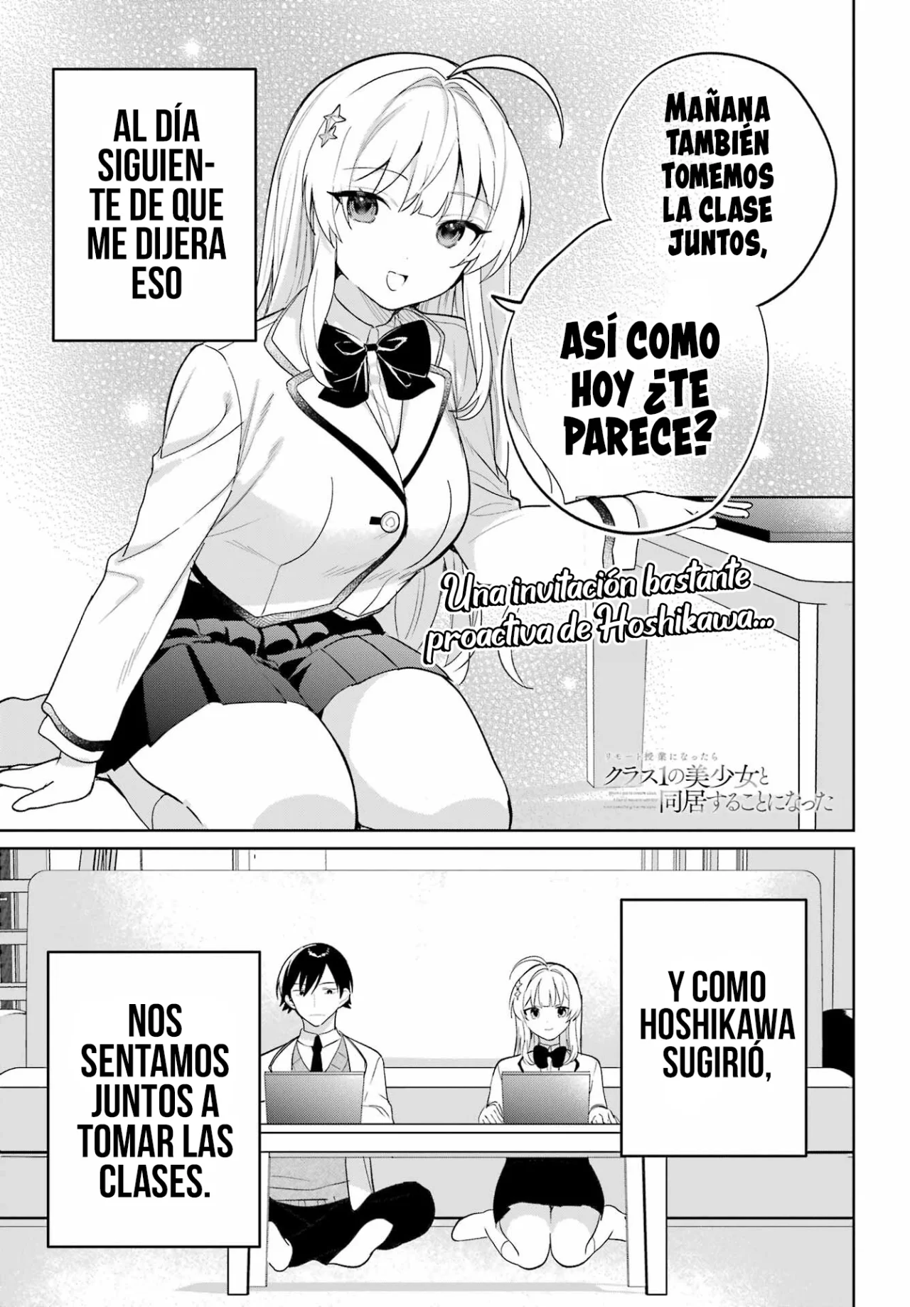 Remote Jugyou ni Nattara Class 1 no Bishoujo to Doukyo Suru Koto ni Natta Capítulo 5 - Page 4