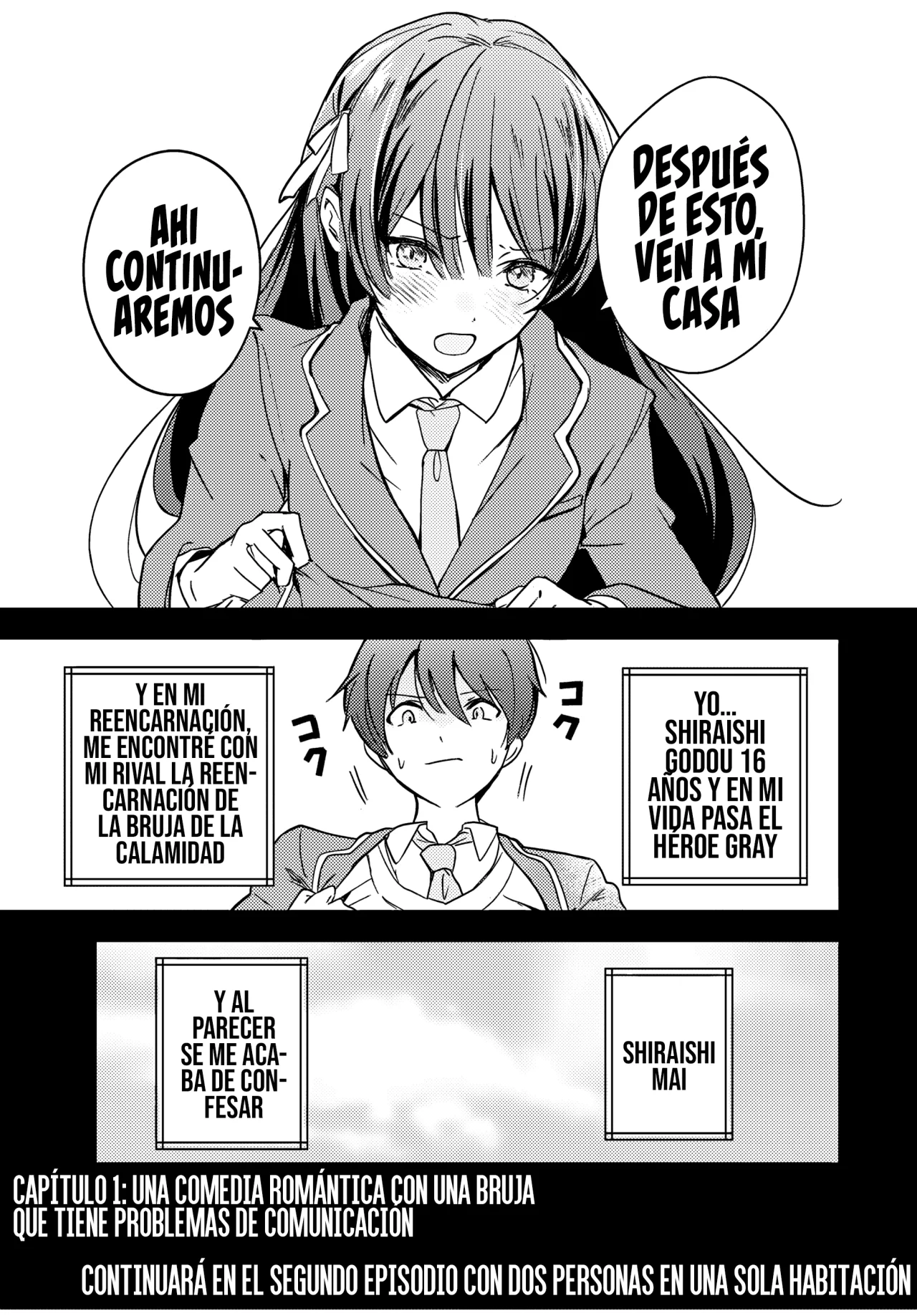 Eiyuu to Majo no Tensei Love Comedy Capítulo 1 - Page 55