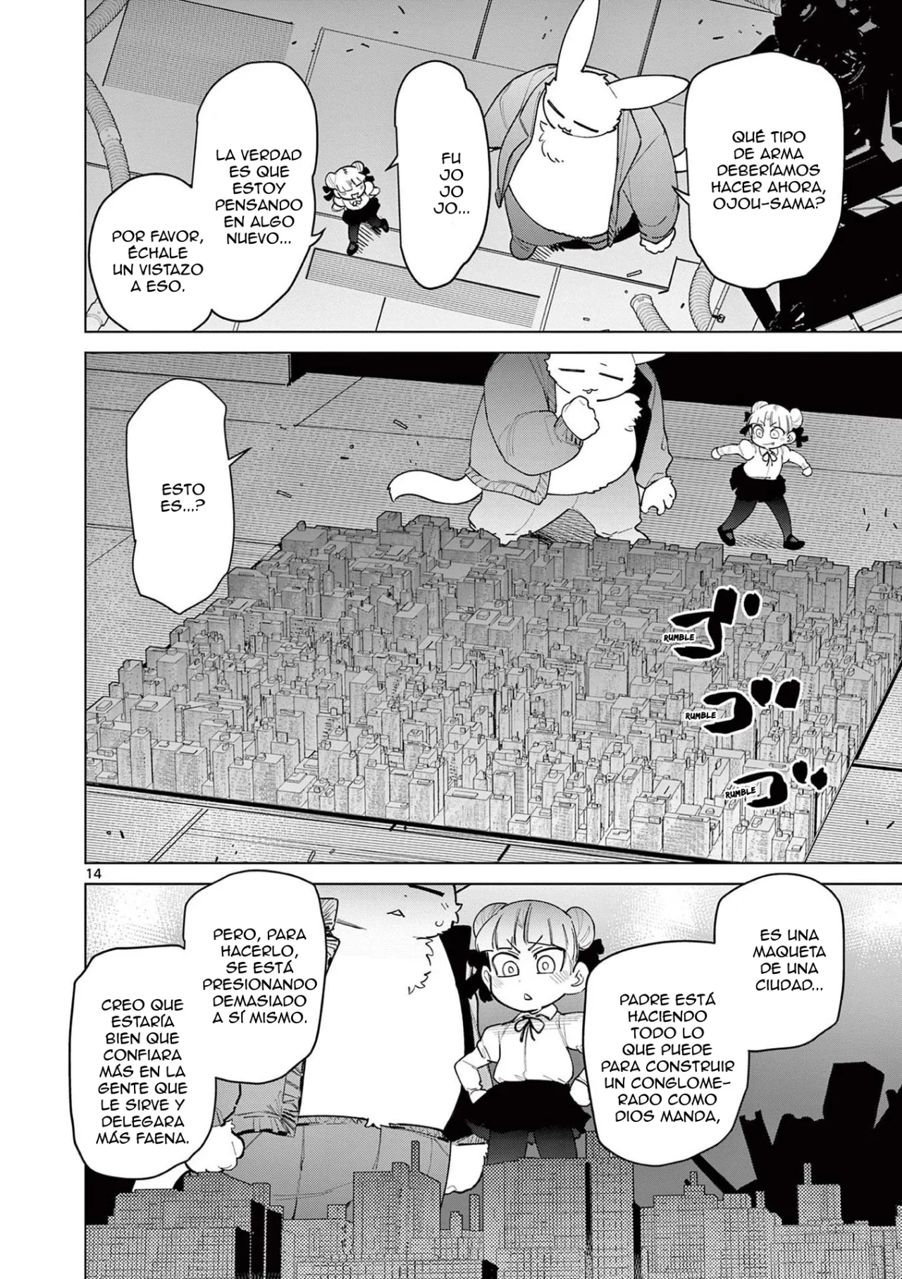 Giant Ojou-sama Capítulo 43 - Page 14