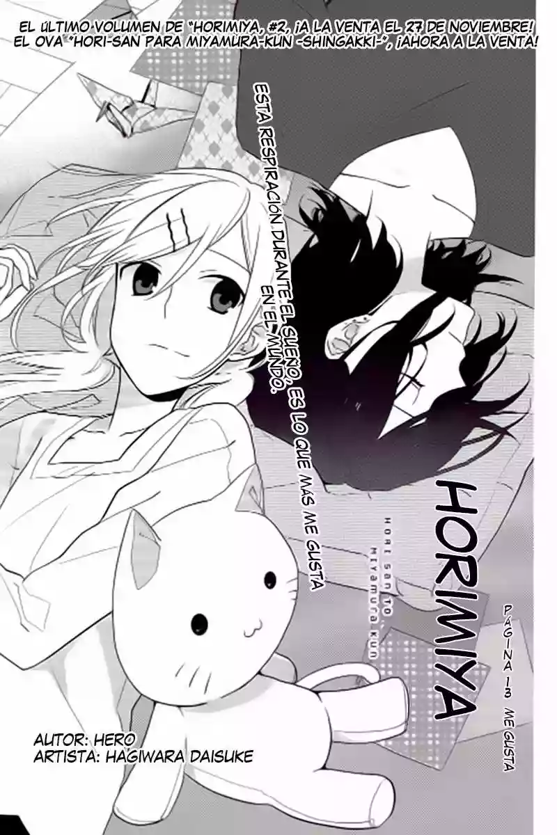 Horimiya Capítulo 13 - Page 3