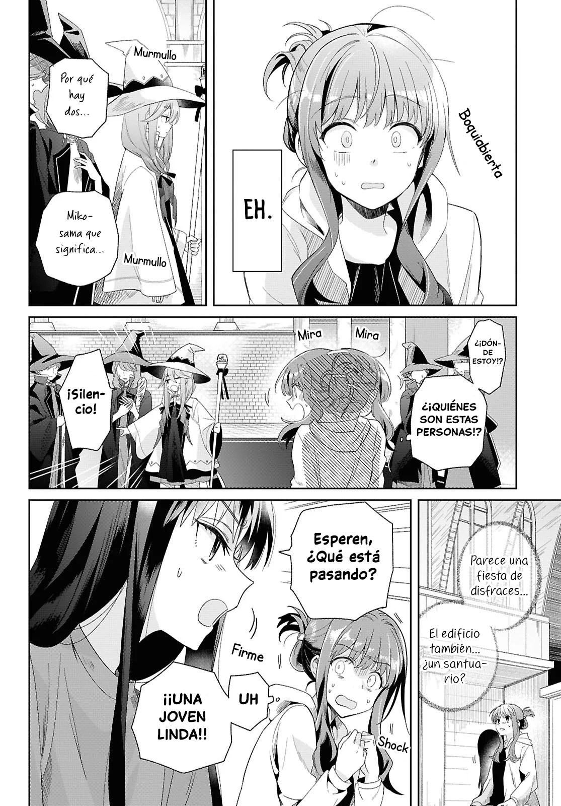 Muryoku Seijo to Munou Oujo ~Maryoku Zero de Shoukansareta Seijo no Isekai Kyuukokuki~ Capítulo 1 - Page 10