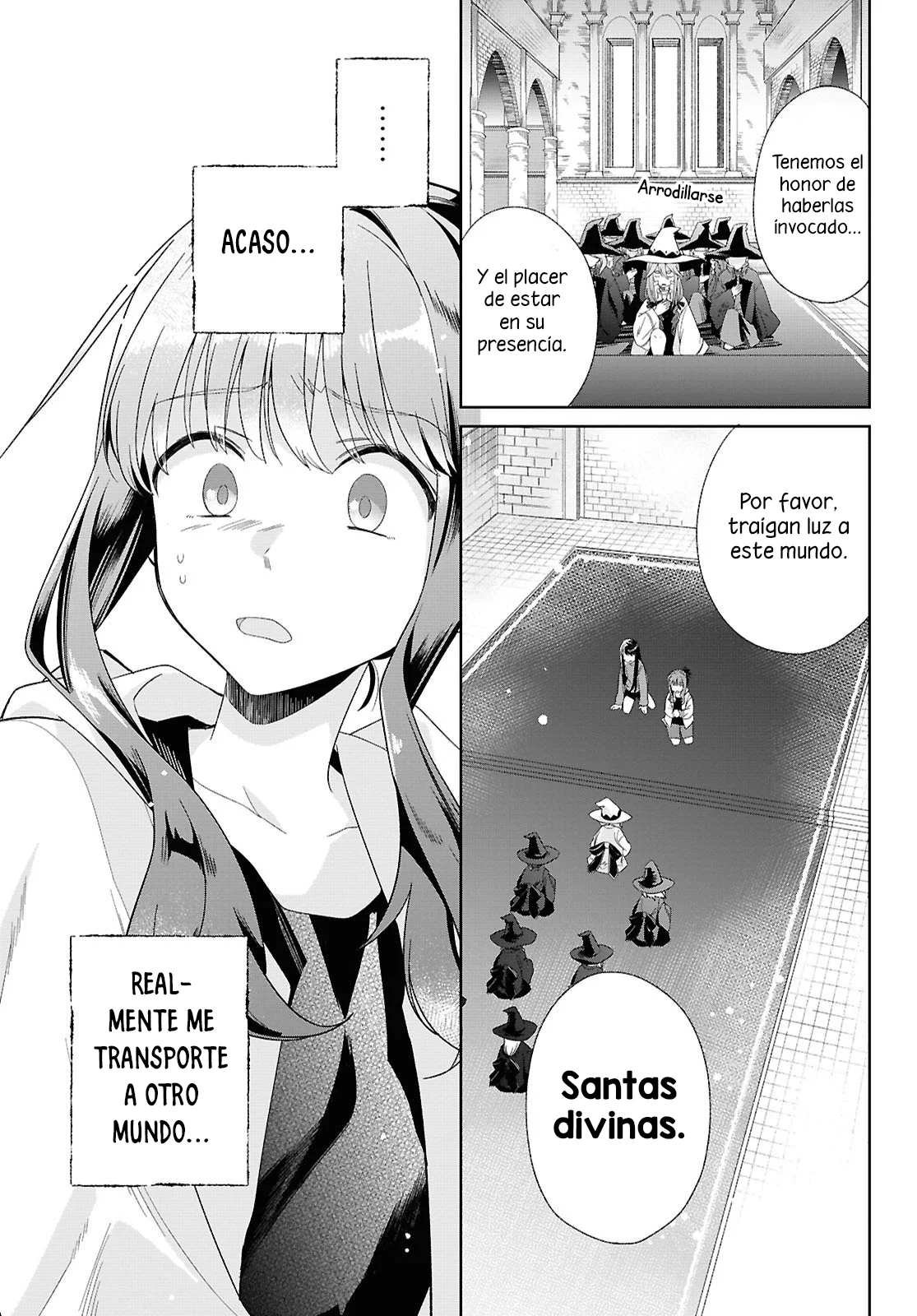 Muryoku Seijo to Munou Oujo ~Maryoku Zero de Shoukansareta Seijo no Isekai Kyuukokuki~ Capítulo 1 - Page 11