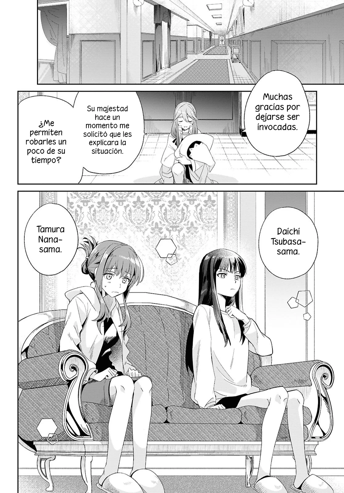 Muryoku Seijo to Munou Oujo ~Maryoku Zero de Shoukansareta Seijo no Isekai Kyuukokuki~ Capítulo 1 - Page 12