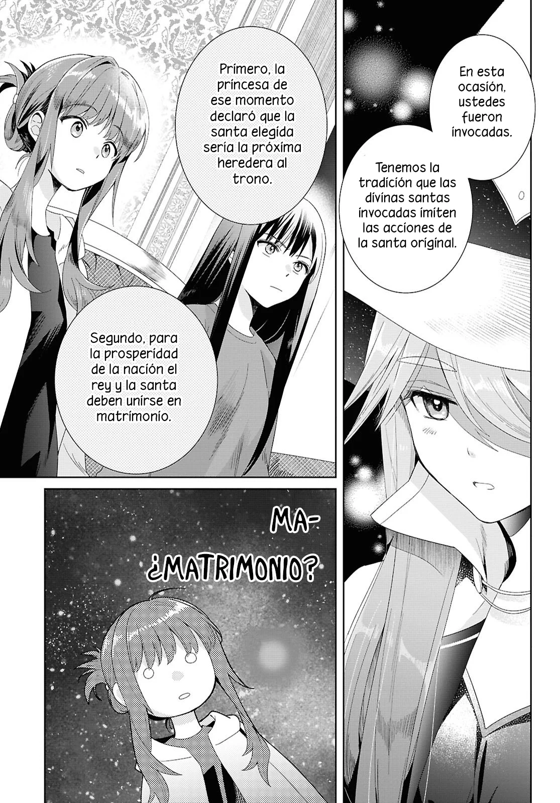 Muryoku Seijo to Munou Oujo ~Maryoku Zero de Shoukansareta Seijo no Isekai Kyuukokuki~ Capítulo 1 - Page 15