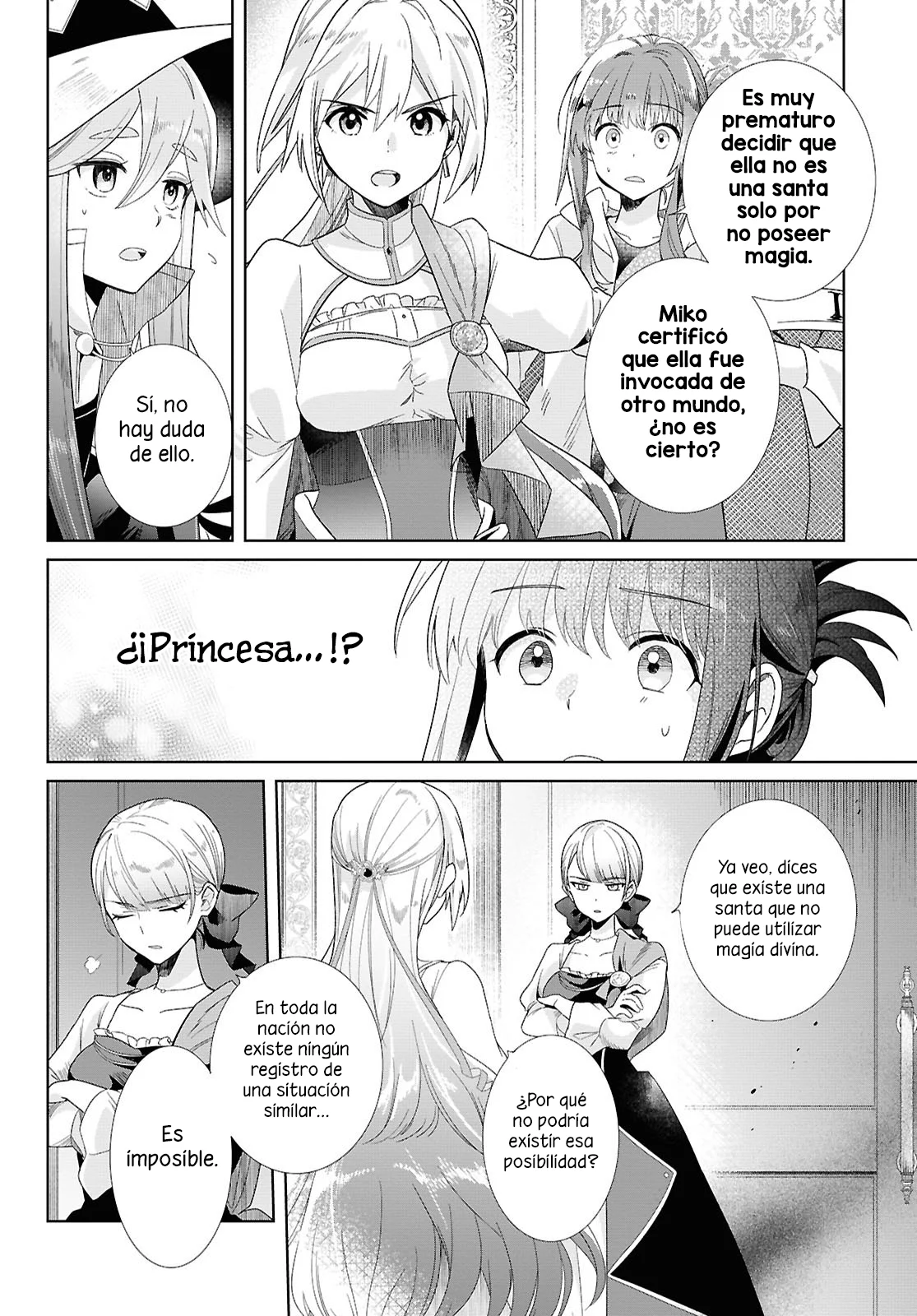 Muryoku Seijo to Munou Oujo ~Maryoku Zero de Shoukansareta Seijo no Isekai Kyuukokuki~ Capítulo 1 - Page 26