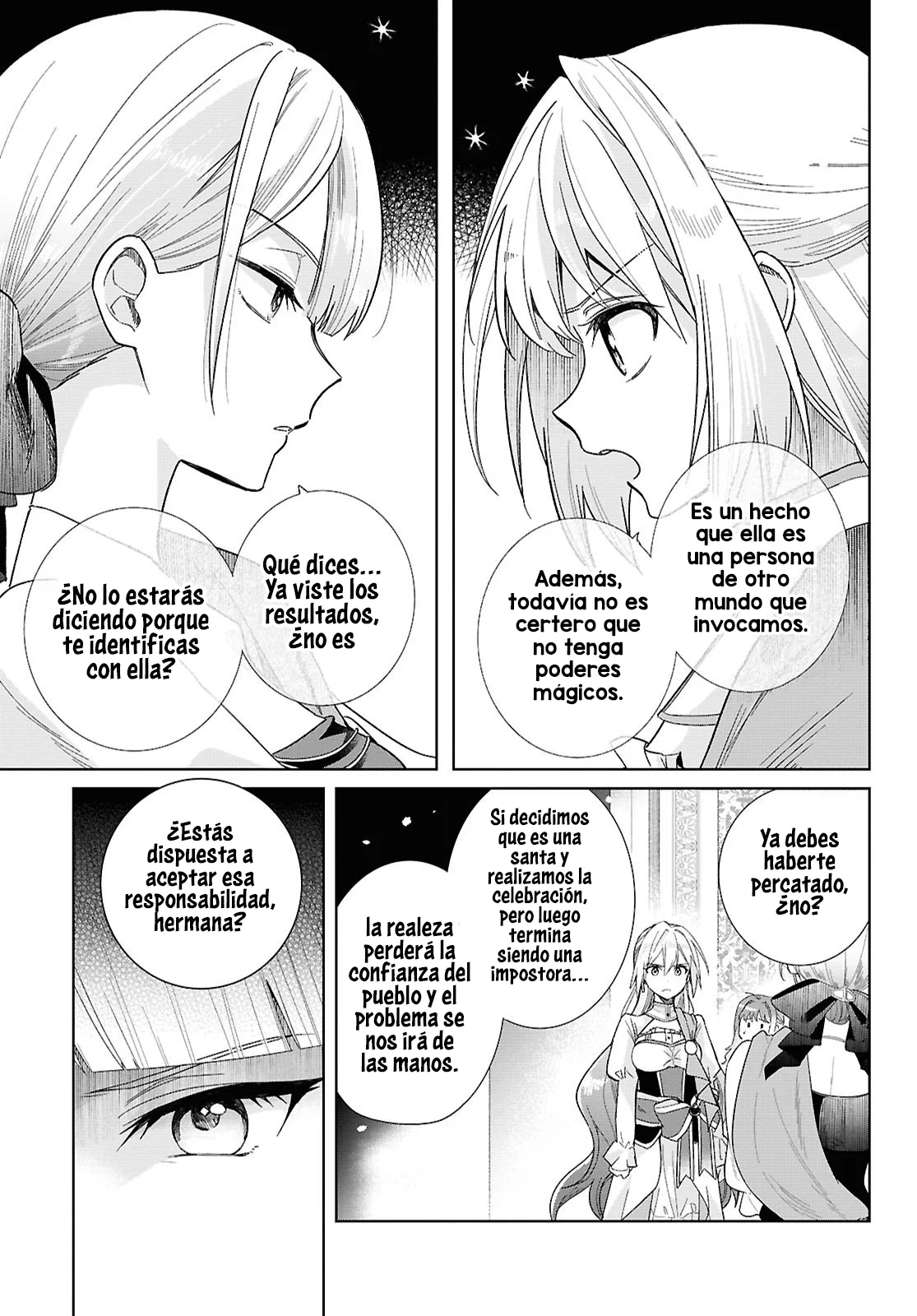 Muryoku Seijo to Munou Oujo ~Maryoku Zero de Shoukansareta Seijo no Isekai Kyuukokuki~ Capítulo 1 - Page 27