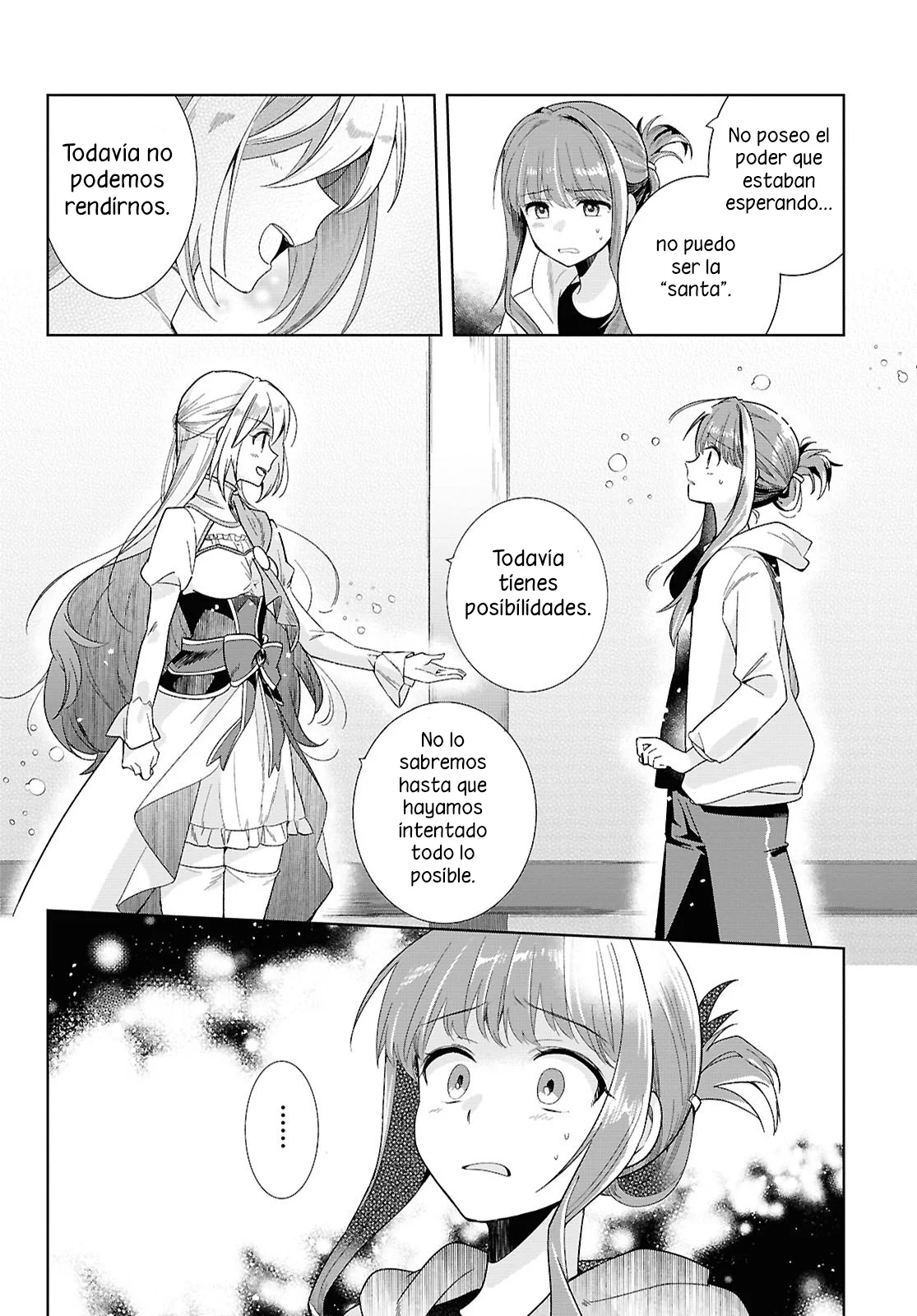 Muryoku Seijo to Munou Oujo ~Maryoku Zero de Shoukansareta Seijo no Isekai Kyuukokuki~ Capítulo 1 - Page 34