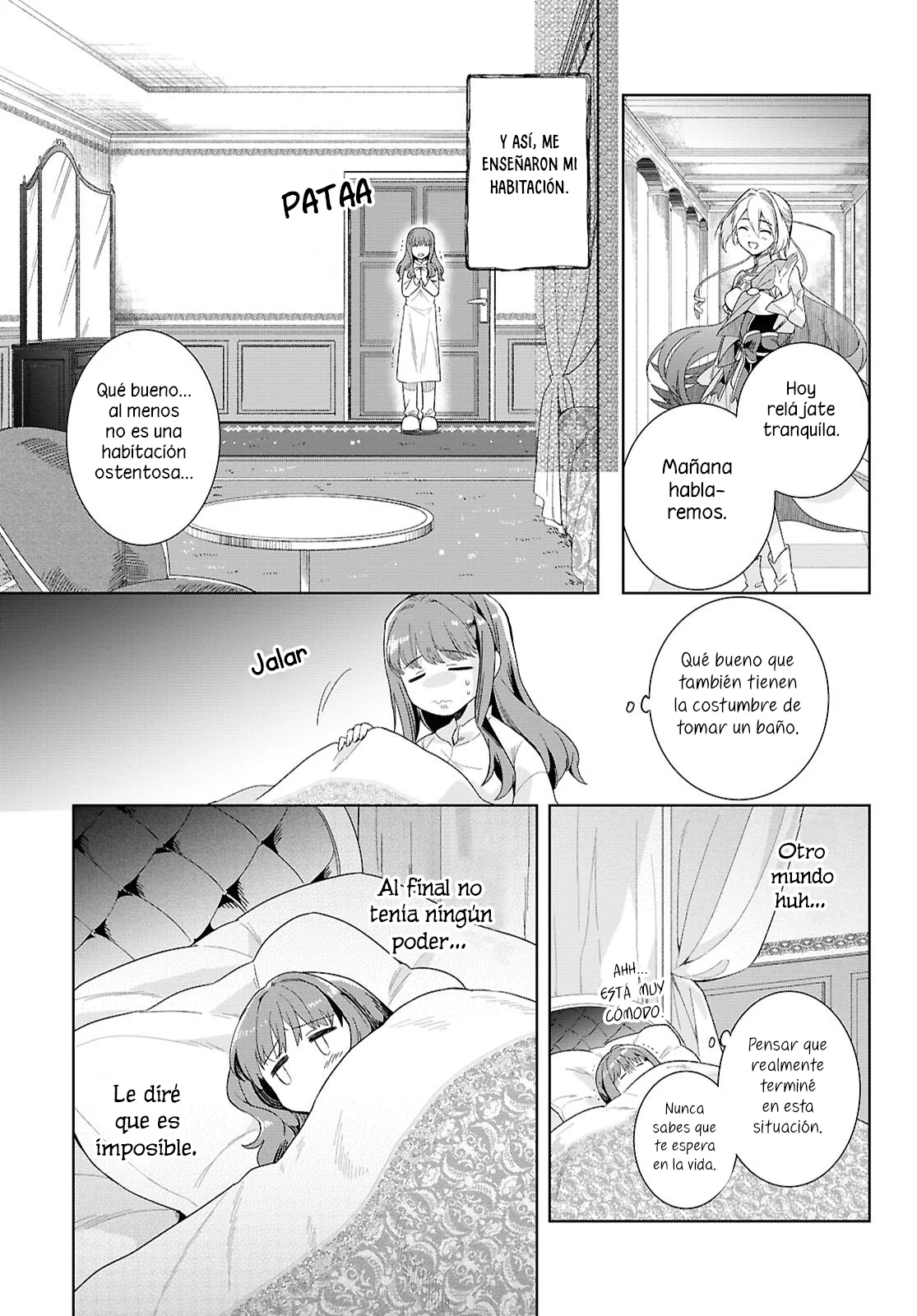 Muryoku Seijo to Munou Oujo ~Maryoku Zero de Shoukansareta Seijo no Isekai Kyuukokuki~ Capítulo 1 - Page 35