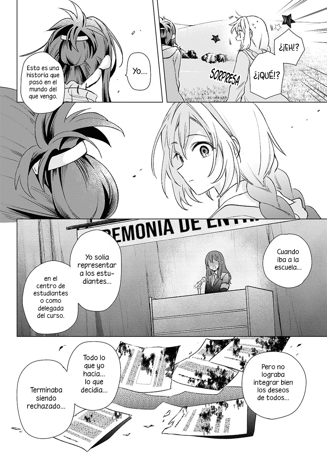 Muryoku Seijo to Munou Oujo ~Maryoku Zero de Shoukansareta Seijo no Isekai Kyuukokuki~ Capítulo 10 - Page 32